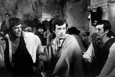 Avec Jean-Paul Belmondo et Philippe de Broca dans "Cartouche", en 1962