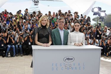 Cate Blanchett, Todd Haynes et Rooney Mara à Cannes le 17 mai 2015