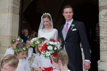 Mariage de Caroline von Neipperg et Philippe de Limburg Stirum à Saint-Emilion, le 23 mai 2015