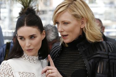 Rooney Mara et Cate Blanchett à Cannes le 17 mai 2015