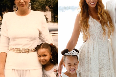 Une double fête des mères pour Beyoncé, sa mère Tina Knowles et sa fille Blue Ivy
