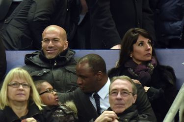 Zidane et sa femme Véronique
