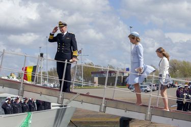 Elisabeth de Belgique - La princesse baptise son premier navire