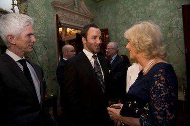 Camilla Parker-Bowles à une réception à la résidence de l’ambassadeur des Etats-Unis à Londres, le 9 mars 2015