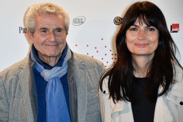 Claude Lelouch et sa compagne à Paris le 26 mars 2015