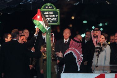 En 1999, le roi Abdallah est en visite en France avec son épouse Rania