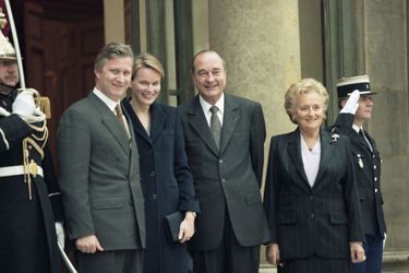 En mars 2001, Philippe de Belgique, alors prince héritier, est reçu à l’Elysée en compagnie de la princesse Mathilde par le président Jacques...