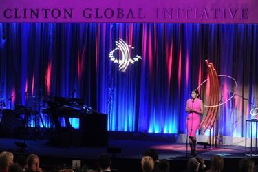 Eva Longoria le 21 septembre 2014 lors des Clinton Global Citizen Awards à New York