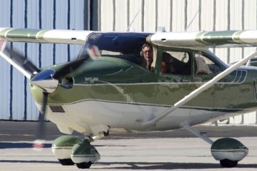 Harrison Ford à bord de son Aircraft vert
