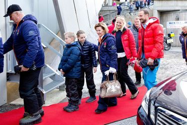 La famille royale de Norvège à Oslo, le 15 mars 2015  