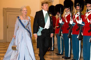 La reine Margrethe II de Danemark et le roi Willem-Alexander des Pays-Bas à Copenhague, le 17 mars 2015