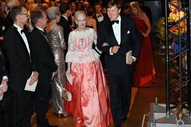 La reine Margrethe II de Danemark et le roi Willem-Alexander des Pays-Bas à Copenhague, le 18 mars 2015