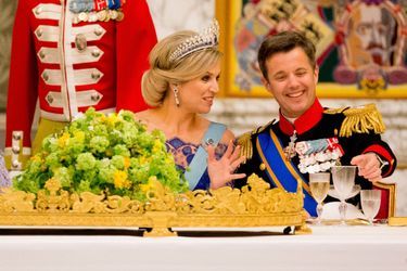 La reine Maxima des Pays-Bas et le prince Frederik de Danemark à Copenhague, le 17 mars 2015