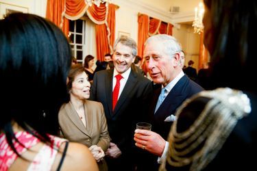 Le prince Charles à l&#039;ambassade britannique à Washington, le 17 mars 2015