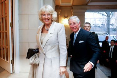 Le prince Charles et Camilla Parker-Bowles à l&#039;ambassade britannique à Washington, le 17 mars 2015