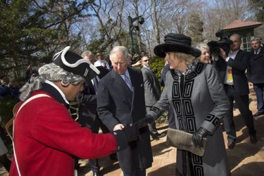 Le prince Charles et son épouse Camilla, le premier jour de leur voyage officiel aux États-Unis