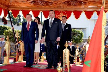 Le roi du Maroc et le roi de Jordanie - Mohammed VI et Lalla Salma ont reçu Abdallah II et Rania 