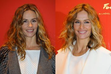 Cécile de France et ses cheveux ondulés lors de la cérémonie des César le 20 février 2015 et en 2014