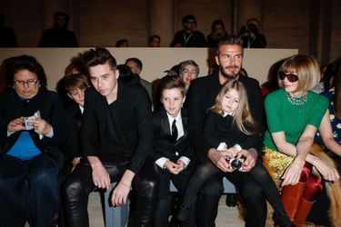 La famille Beckham à la Fashion Week de New York