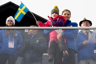 La famille royale de Suède à Falun, le 17 février 2015