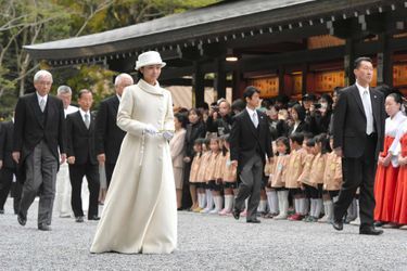 La princesse Kako au sanctuaire d’Ise-Jingu, le 6 mars 2015