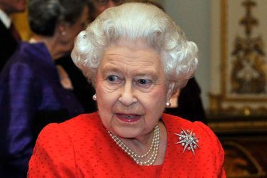 La reine Elizabeth II à Buckingham palace à Londres, le 23 février 2015