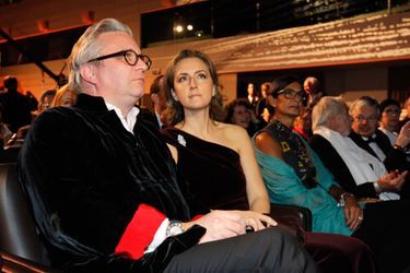 Le prince Laurent de Belgique et la princesse Claire à la 5ème cérémonie des Magritte du cinéma à Bruxelles, le 7 février 2015