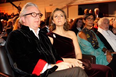 Le prince Laurent de Belgique et la princesse Claire à la 5ème cérémonie des Magritte du cinéma à Bruxelles, le 7 février 2015