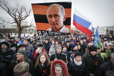 Manifestation pro-Poutine à Moscou