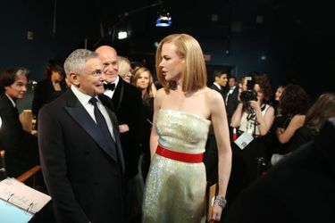 Nicole Kidman dans les coulisses des Oscars, à Los Angeles le 22 février 2015