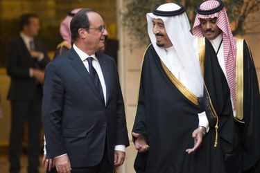 Avec François Hollande en 2014