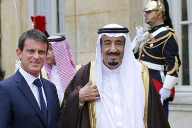 Avec Manuel Valls en 2014