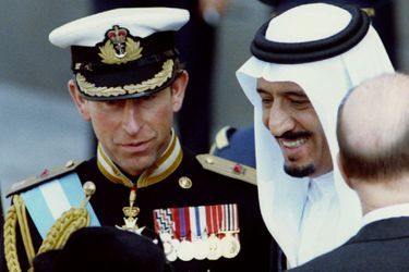 Avec le prince Charles en 1993
