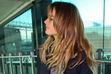 Cressida Bonas à l’aéroport de Londres Heathrow, le 13 janvier 2015