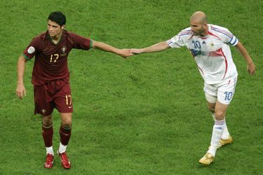 En finale de la Coupe du Monde 2004 avec Zidane