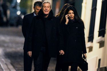 Jean-Claude Darmon et sa femme Hoda Roche, à Paris le 30 janvier 2015