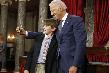 Joe Biden photgraphié par le fils de la sénatrice Jeanne Shaheen le 6 janvier à Washington