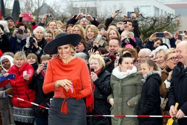 La reine Maxima très attendue dans les provinces de Groningue et de Drenthe, le 17 février 2015