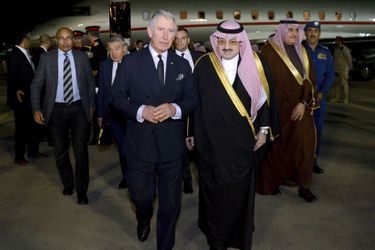 Le prince Charles à Riyad, le 24 janvier 2014