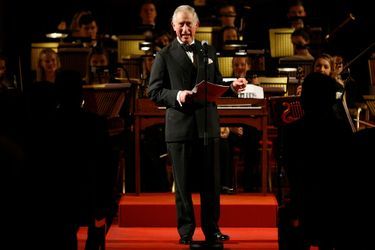 Le prince Charles lors du concert de de l’Opéra d’Australie et du Royal College of Music à Londres, le 22 janvier 2015