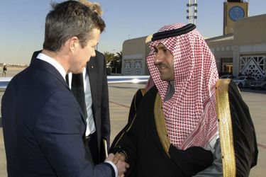 Le prince Frederik de Danemark à Riyad, le 24 janvier 2014