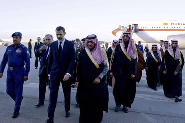 Le roi Felipe VI d&#039;Espagne à Riyad, le 24 janvier 2014