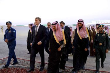 Le roi Willem-Alexander des Pays-Bas à Riyad, le 24 janvier 2014
