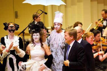 Le roi Willem-Alexander des Pays-Bas inaugure l’Akoesticum à Ede, le 23 janvier 2015