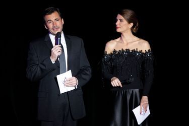Olivier Mine et Mélody Vilbert (Miss France 1995), hôtes de marque pour Miss Prestige National 2015