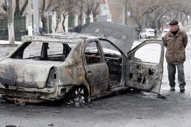 Treize personnes ont été tuées dans le bombardement au centre de Donetsk