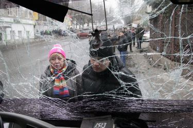 Treize personnes ont été tuées dans le bombardement au centre de Donetsk