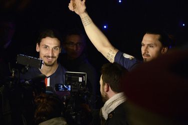 Zlatan Ibrahimović à Paris le 9 février 2015