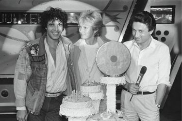 À l'anniversaire de Julien Clerc en octobre 1983