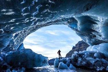 Ice Cave, Svinafellsjokull Glacier